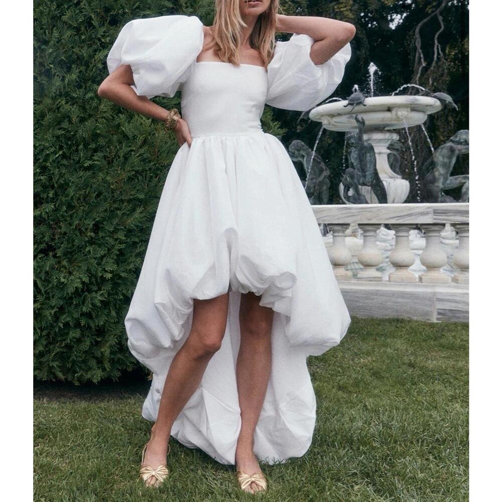 Caroline Constas Size Large White Idola Dress - NWT